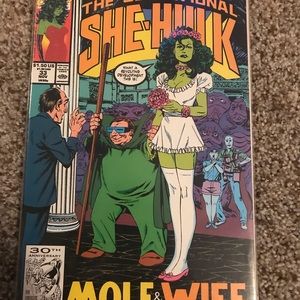 THE SENSATIONAL SHE-HULK MOLE & WIFE COMIC BOOK